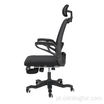 Cadeira de guitarra ajustável, cadeira de escritório com apoio de braço e calços